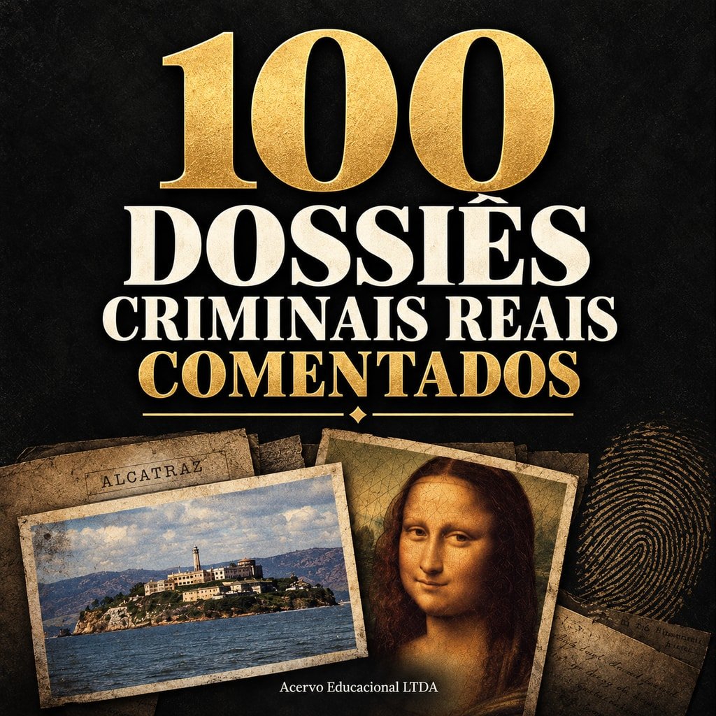 Capa dos 100 Dossiês Criminais Reais Comentados