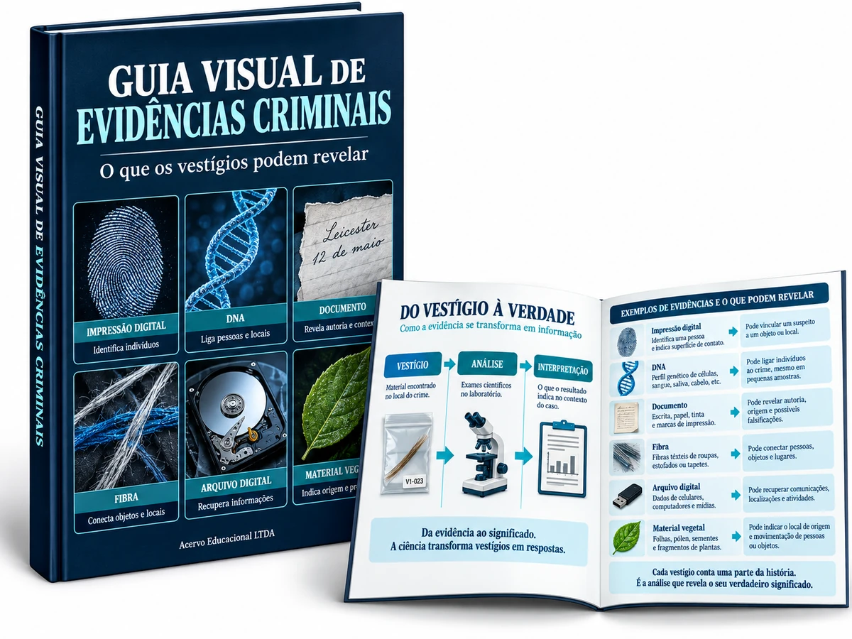 Capa do Guia Visual de Evidências Criminais